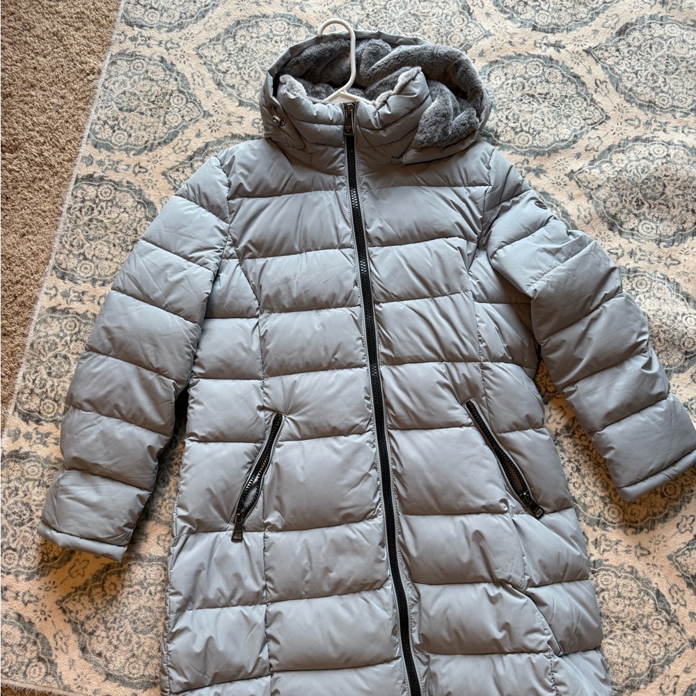 Women's Gray Puffer Jacket